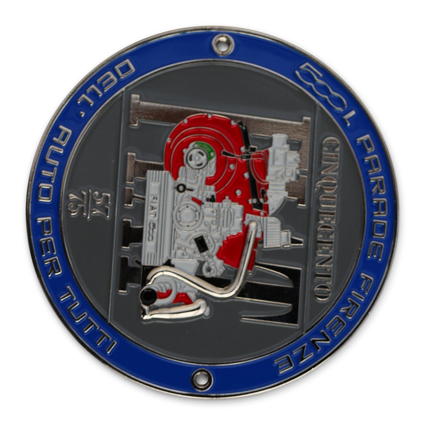 Fiat 500 Engine - Grille BadgeVintage Badges