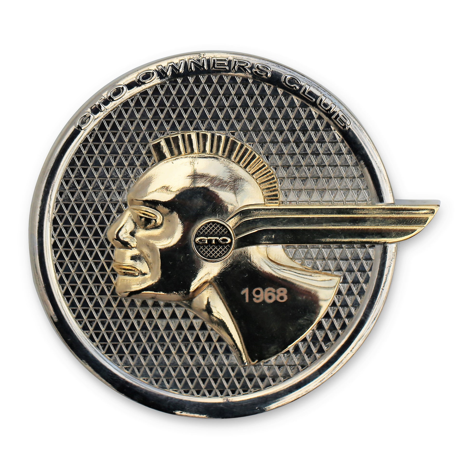 1968 Pontiac GTO Owners Club - Grille BadgeVintage Badges