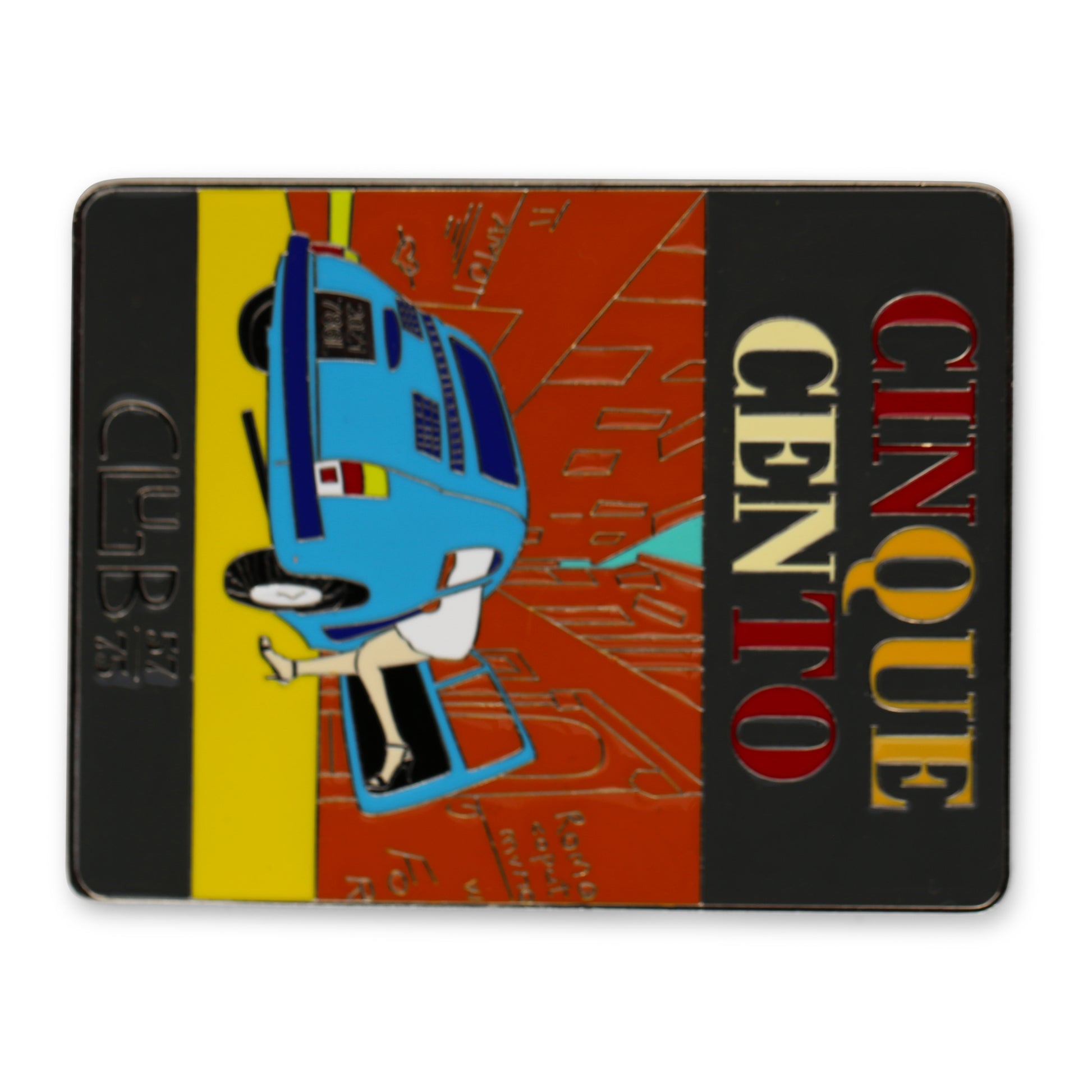 Fiat Cinque Cento Club - Grille BadgeVintage Badges