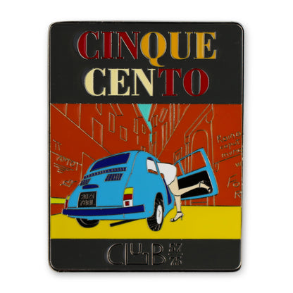 Fiat Cinque Cento Club - Grille BadgeVintage Badges