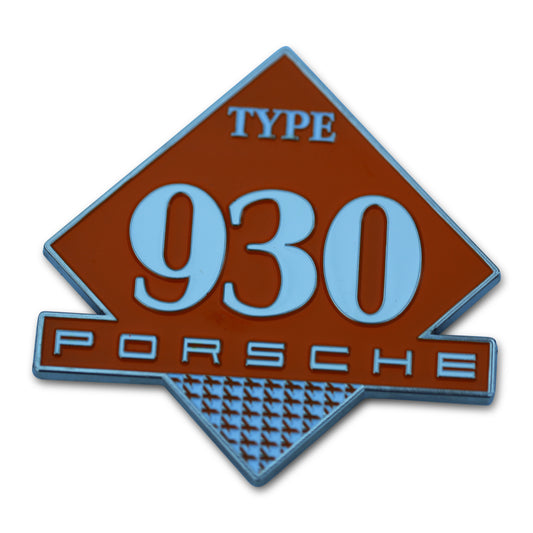 Porsche 930 - Grille BadgeVintage Badges