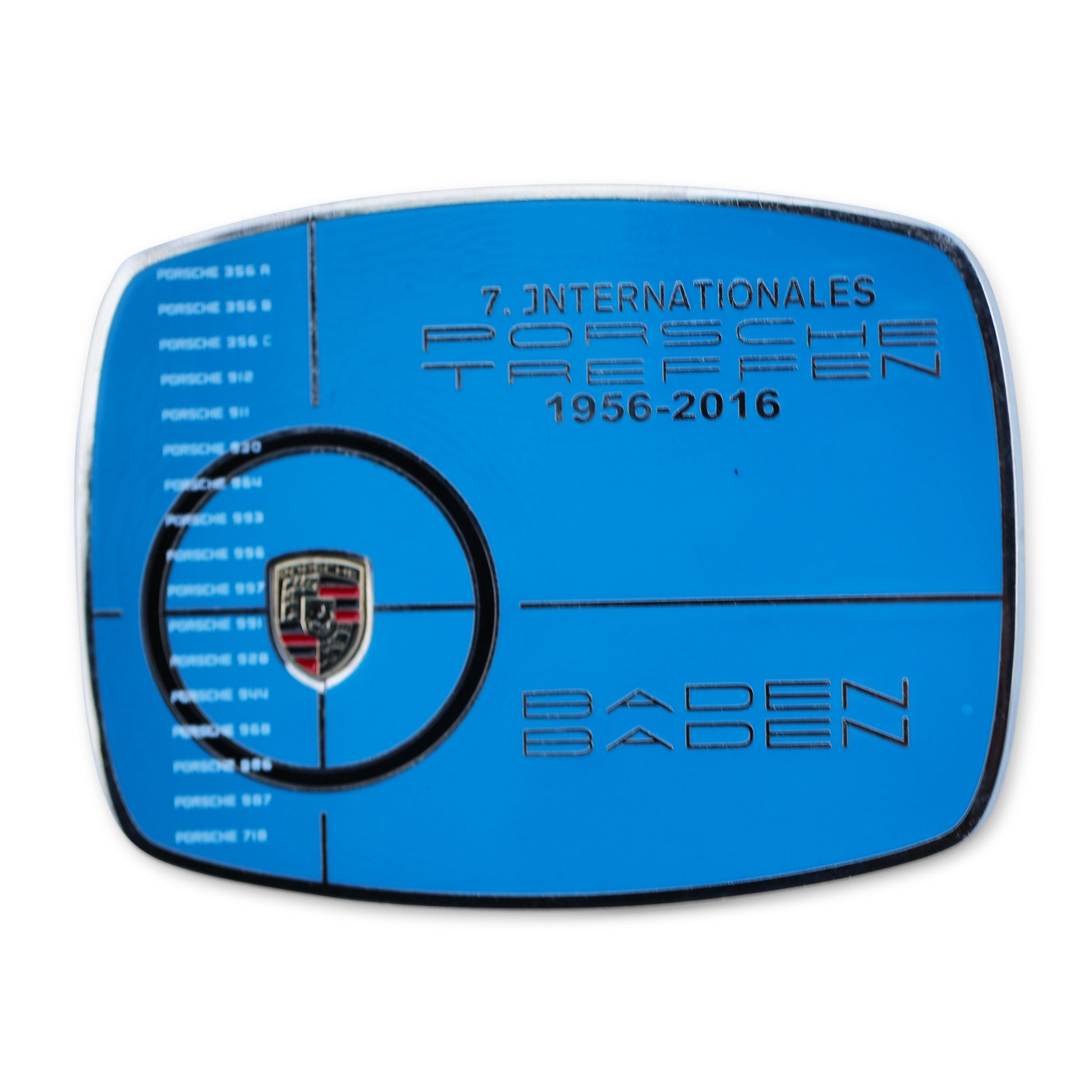 Porsche Baden Baden Treffen - Grille BadgeVintage Badges